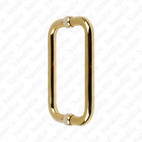 A.IN.8323.A - Asa dupla para portas - Inox PVD