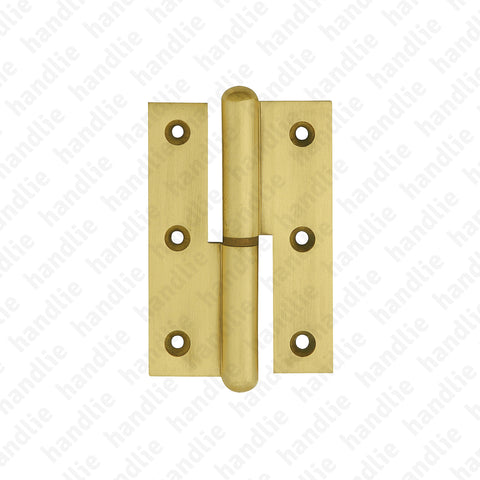 D.6905 - Dobradiça ½ balanço - Latão