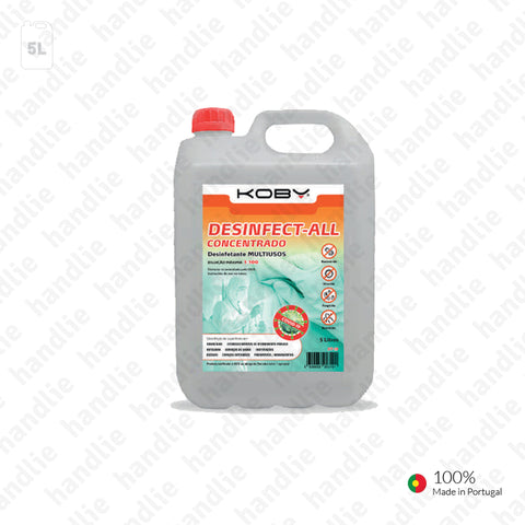 DALL.KOBY.C - Desinfect-ALL CONCENTRADO - 5 Litros