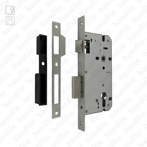 IN.20.792 - Fechadura embutir para cilindro europeu - Inox