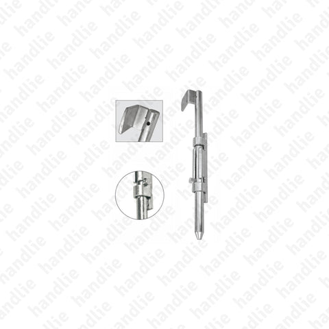 FX.165 - Fecho serralheiro com varão Ø16mm (soldar ou aparafusar) - Aço