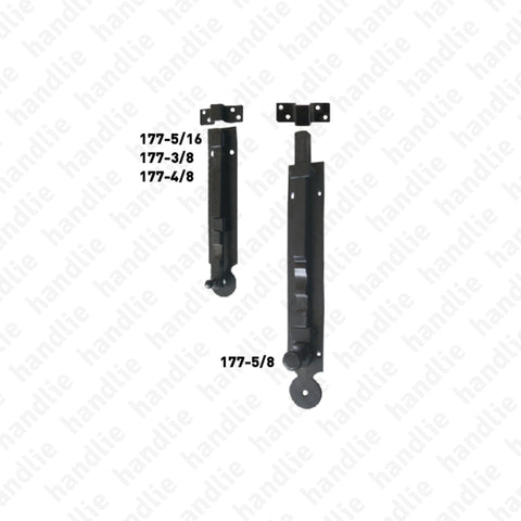 FX.177 - Fecho rebate - Preto Fosco