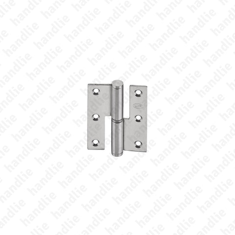 IN.05.019.75.ECO - Dobradiça meio balanço - 20 kg - Inox