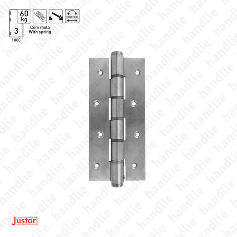 DM.5814J Mola - Dobradiça de mola acção simples 180mm - Inox