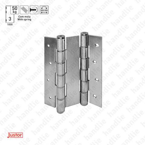 DM.5914J Vai-Vem - Dobradiça de mola ação dupla - Inox