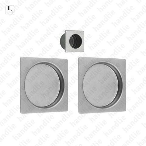 CE.KIT.44 - Kit conchas embutir quadradas Q.56 - Inox Satinado