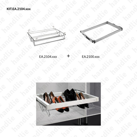 KIT EA.2104 - Kit Sapateira - SC SQUARE CLOSET