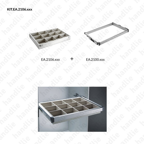 KIT EA.2106 - Kit Organizador para acessórios - SC SQUARE CLOSET