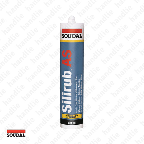 SILIRUB AS - SOUDAL - Selante de silicone - Acéptico