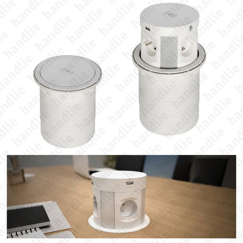 TE.502 - Tomada de embutir vertical - Série "E"