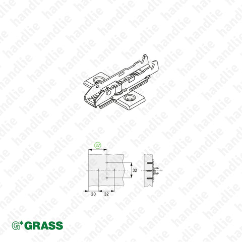 ACE.GRA.F058 - Calços Cruz - Grass TIOMOS Click - Afinação 3D e 4D | GRASS