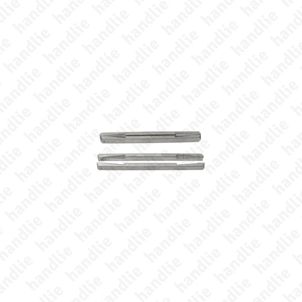 CAVER8 - CAV.ER - Ferro quadrado elástico com rasgo Q.8 - AÇO