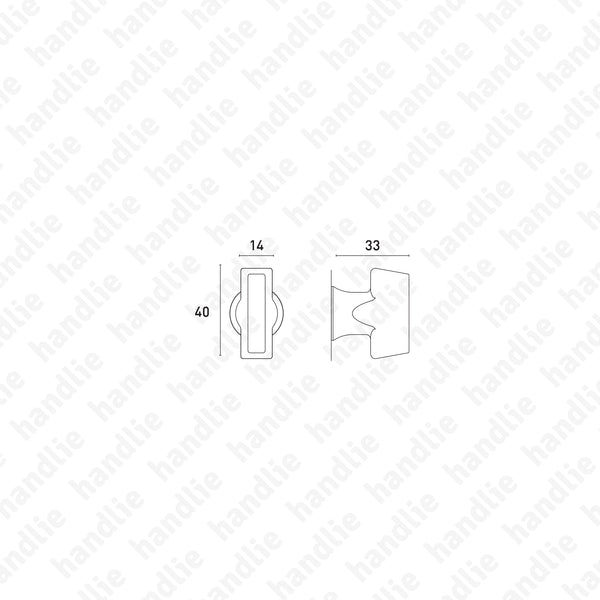 FX.5562 | ATLANTA - Fecho WC