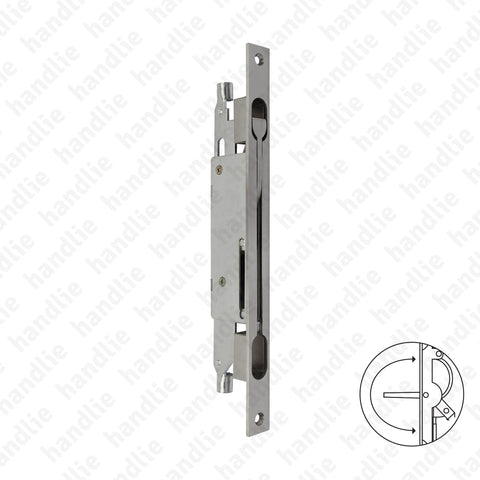 FX.943 - Fecho de embutir vertical, M8 - INOX