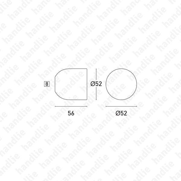 P.5567.000 | LUI - Par puxador LUI