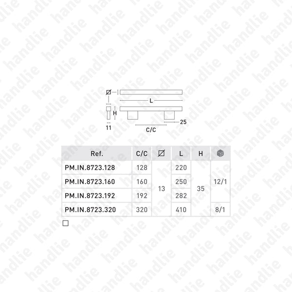 PM.IN.8723 - Asas para mobiliário - Inox