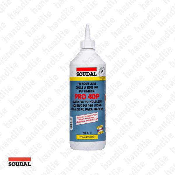 PRO.40.P - SOUDAL - Cola poliuretano para madeira - D4