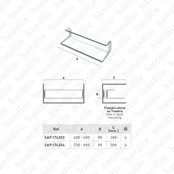 SAP.174203 - Sapateira - 400 a 600mm